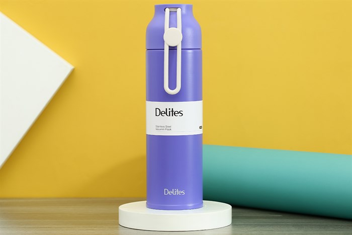 Bình giữ nhiệt inox 350 ml Delites K350B73 Xanh - Tím Màu Xanh tím
