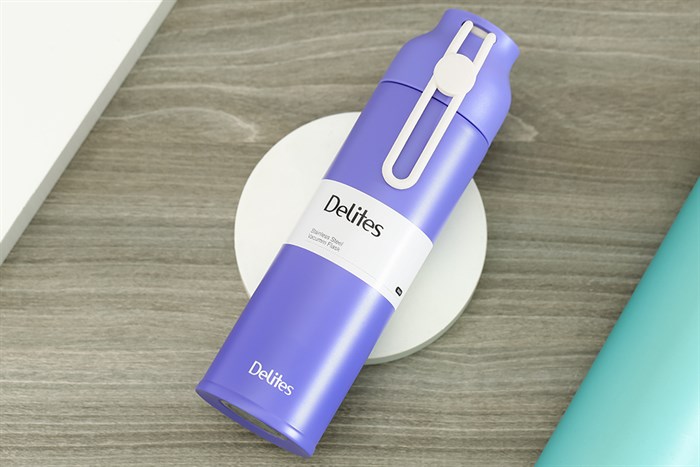 Bình giữ nhiệt inox 350 ml Delites K350B73 Xanh - Tím Màu Xanh tím