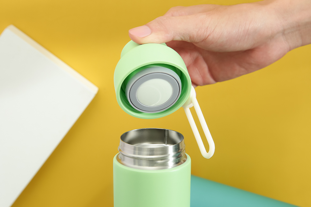 Bình giữ nhiệt inox 350 ml Delites K350B73 Xanh - Tím Màu Xanh lá