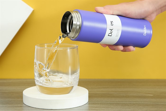 Bình giữ nhiệt inox 350 ml Delites K350B73 Xanh - Tím Màu Xanh tím
