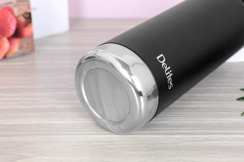 Bình giữ nhiệt inox 750 ml Delites LOOP-075YGS Màu Đen