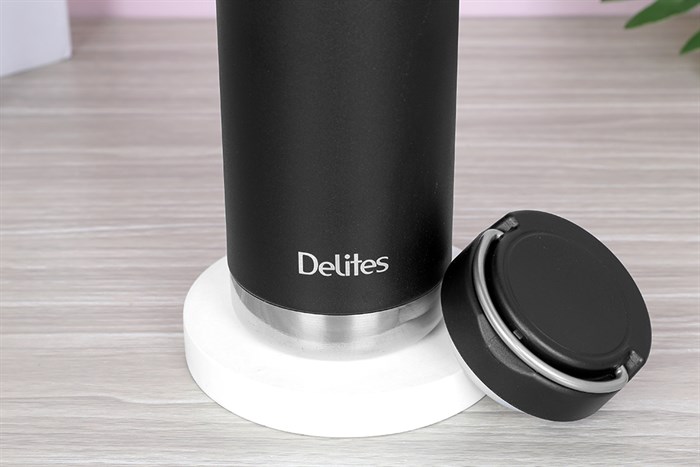 Bình giữ nhiệt inox 750 ml Delites LOOP-075YGS Màu Đen
