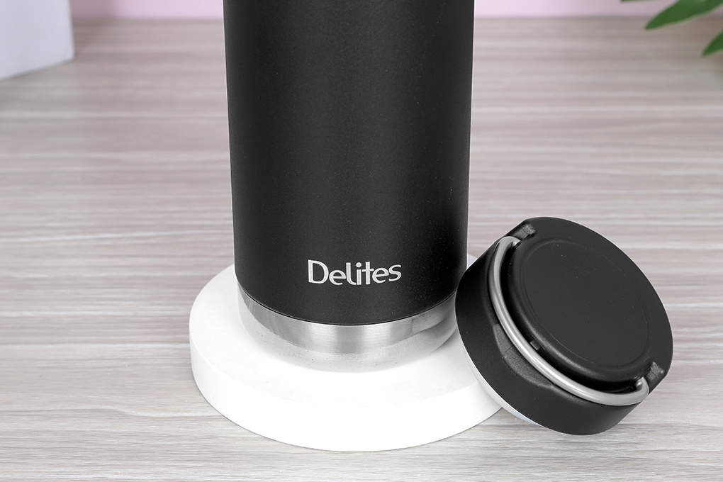 Bình giữ nhiệt inox 750 ml Delites LOOP-075YGS Màu Đen
