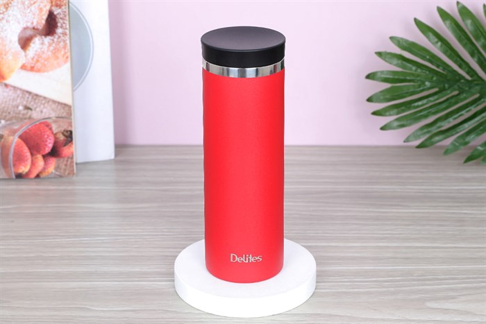 Bình giữ nhiệt inox 450 ml Delites A1-045Y Màu Đỏ
