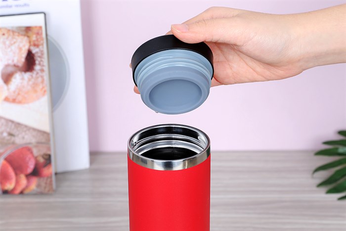 Bình giữ nhiệt inox 450 ml Delites A1-045Y Màu Đỏ