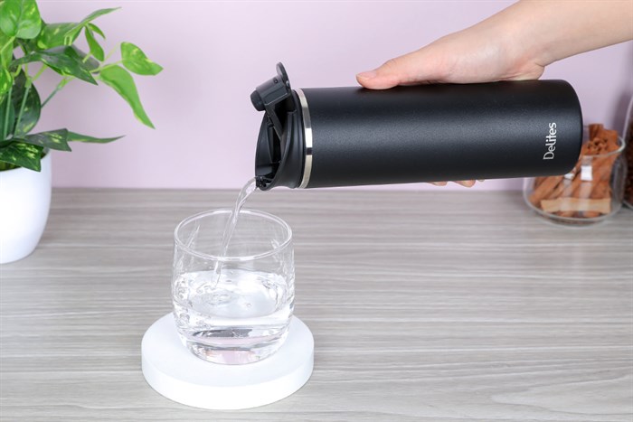 Bình giữ nhiệt inox 480 ml Delites Sip-048Y Màu Đen
