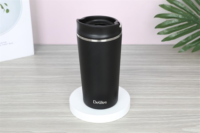 Ly giữ nhiệt inox 480 ml Delites C1-048Y Màu Đen