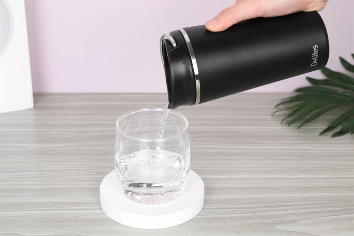 Ly giữ nhiệt inox 480 ml Delites C1-048Y Màu Đen