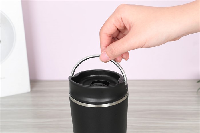 Ly giữ nhiệt inox 480 ml Delites C1-048Y Màu Đen