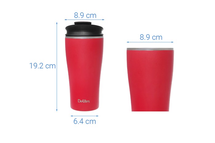 Ly giữ nhiệt inox 550 ml Delites TBSIP-055Y Màu Đỏ