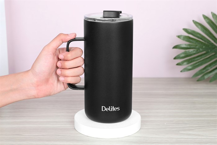 Ly giữ nhiệt inox 700 ml Delites MUG-070YFG Màu Đen