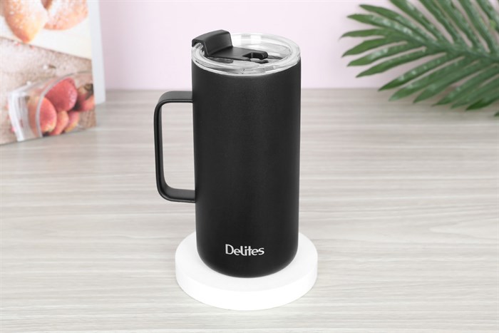 Ly giữ nhiệt inox 700 ml Delites MUG-070YFG Màu Đen