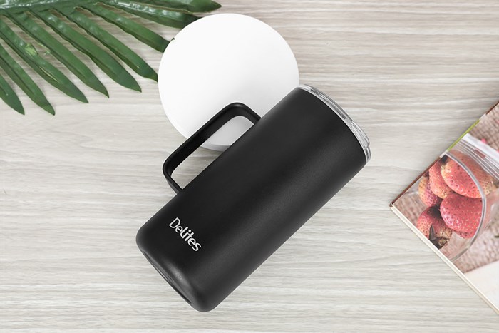 Ly giữ nhiệt inox 700 ml Delites MUG-070YFG Màu Đen