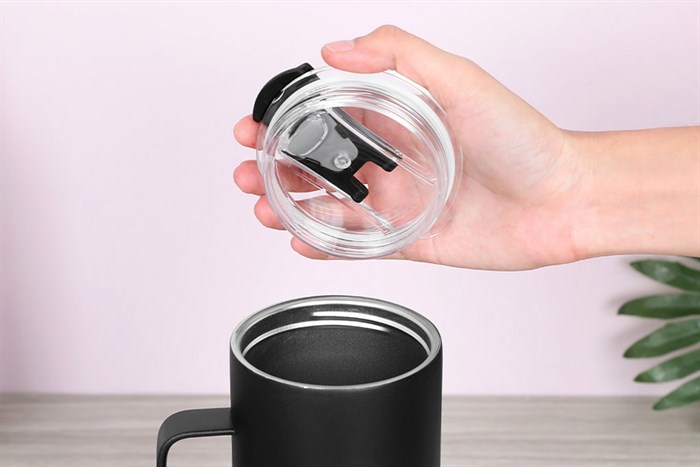 Ly giữ nhiệt inox 700 ml Delites MUG-070YFG Màu Đen