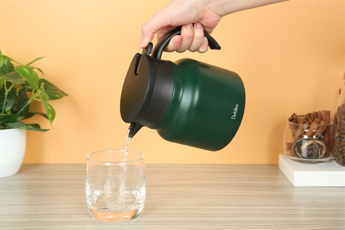 Bình giữ nhiệt inox 800 ml Delites TH9136 Màu Xanh lá