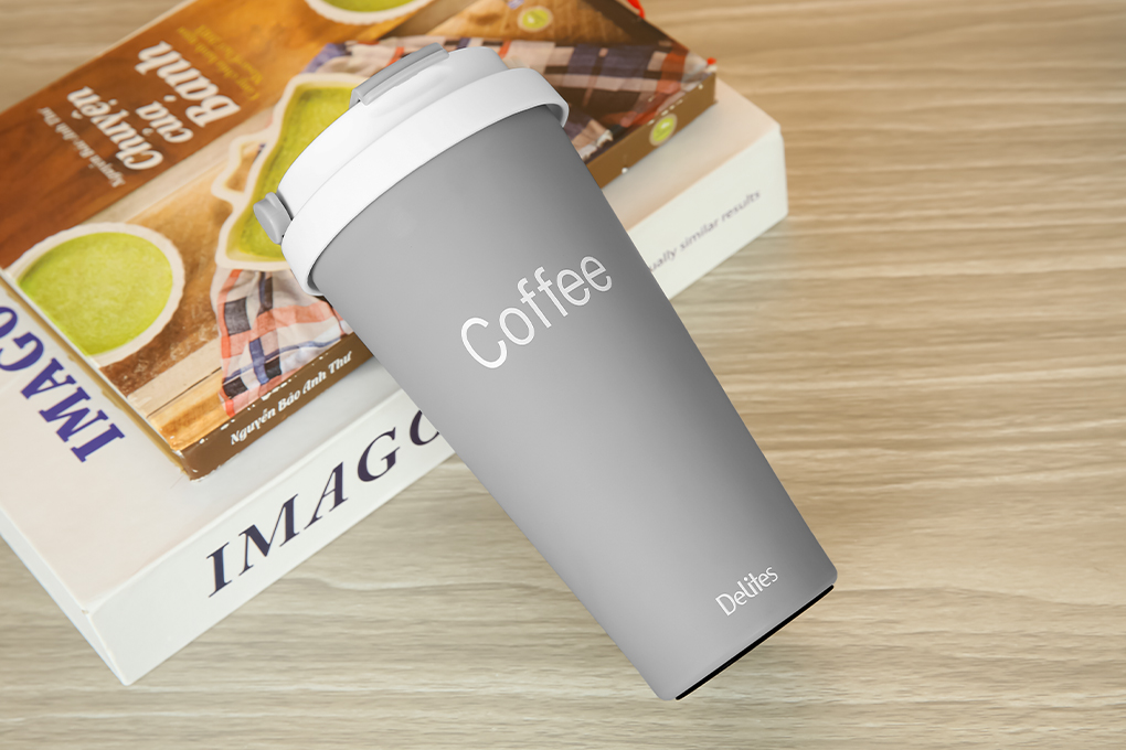 Ly giữ nhiệt inox 500 ml Delites TH5002 Màu Xám