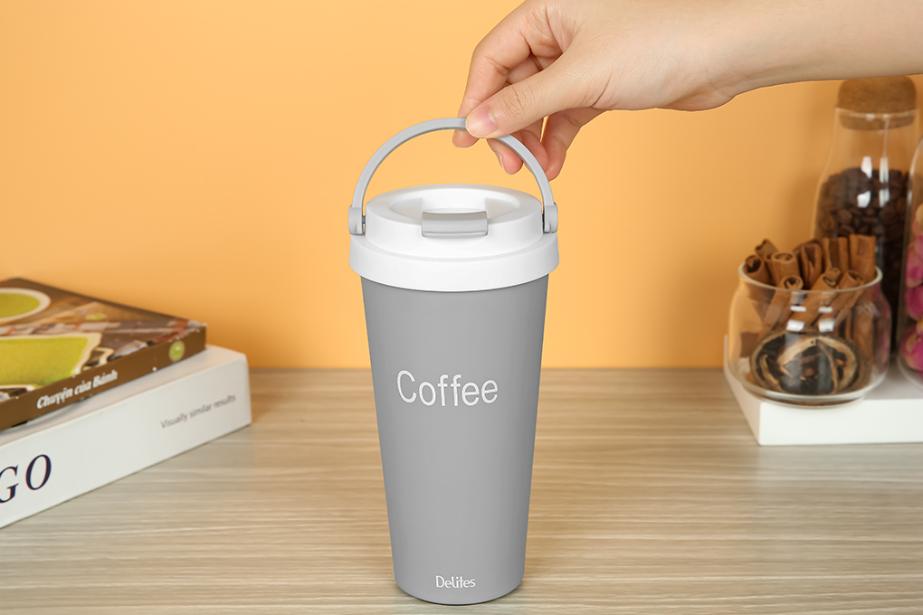 Ly giữ nhiệt inox 500 ml Delites TH5002 Màu Xám