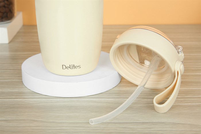 Bình giữ nhiệt inox 320 ml Delites TH6002 Màu Trắng