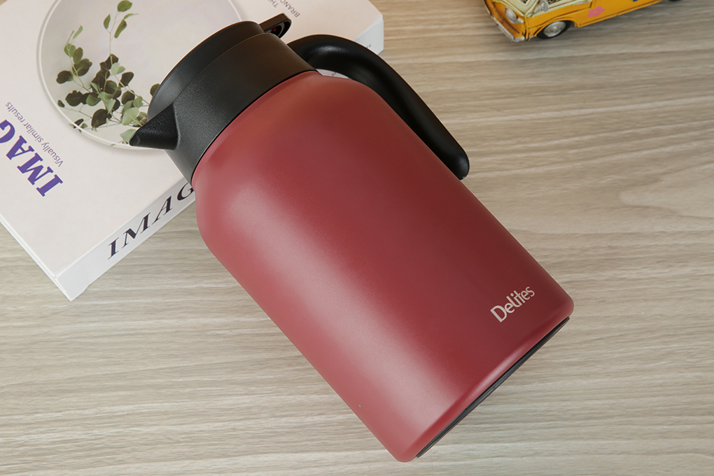 Bình giữ nhiệt inox 2000 ml Delites XB-20156 Màu Đỏ