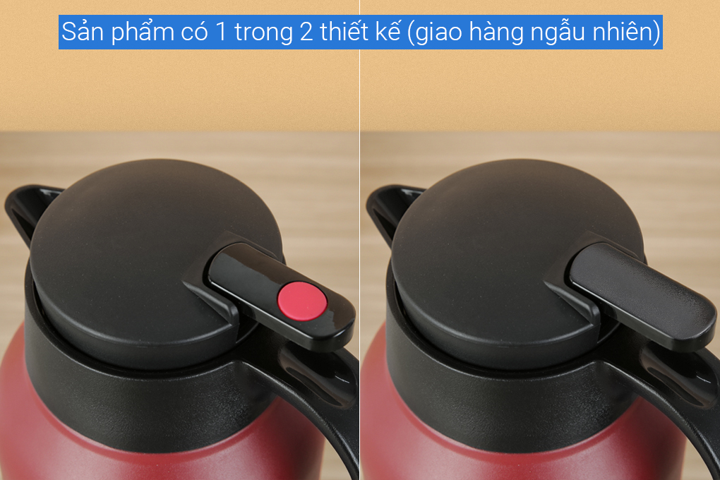 Bình giữ nhiệt inox 2000 ml Delites XB-20156 Màu Đỏ