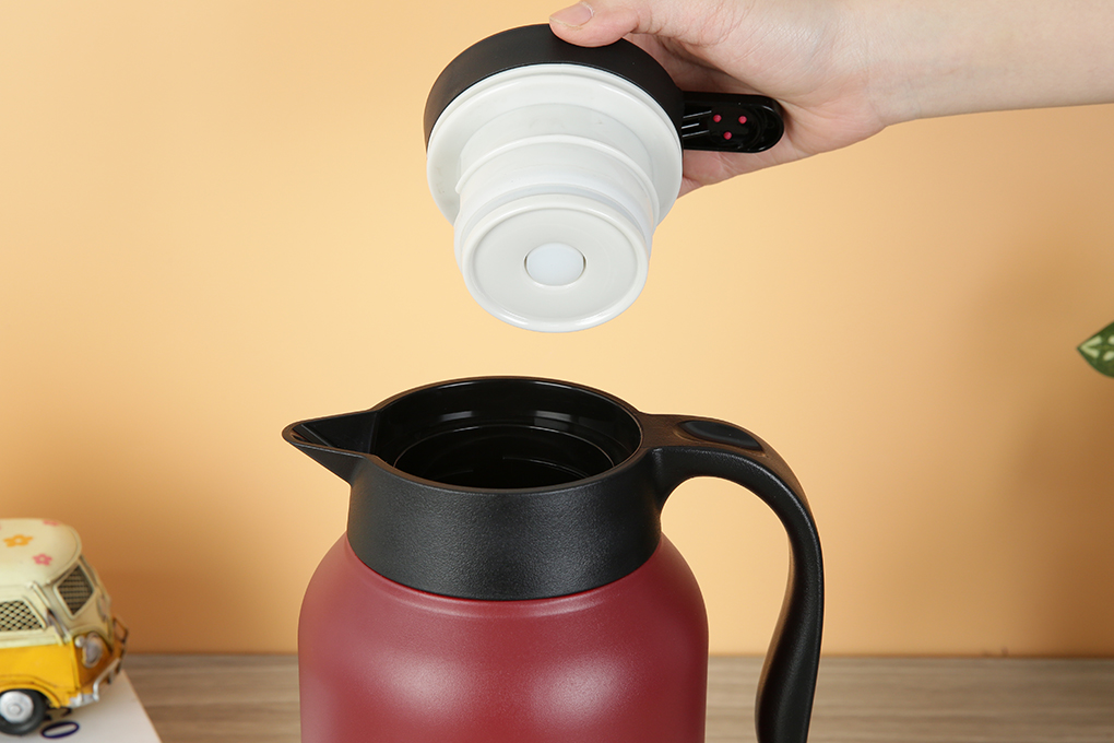 Bình giữ nhiệt inox 2000 ml Delites XB-20156 Màu Đỏ