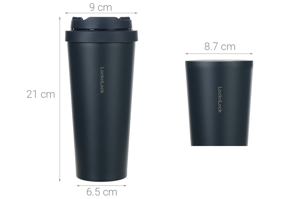 Ly giữ nhiệt inox 550 ml Lock&Lock LHC3249BLK Màu Xanh Navy
