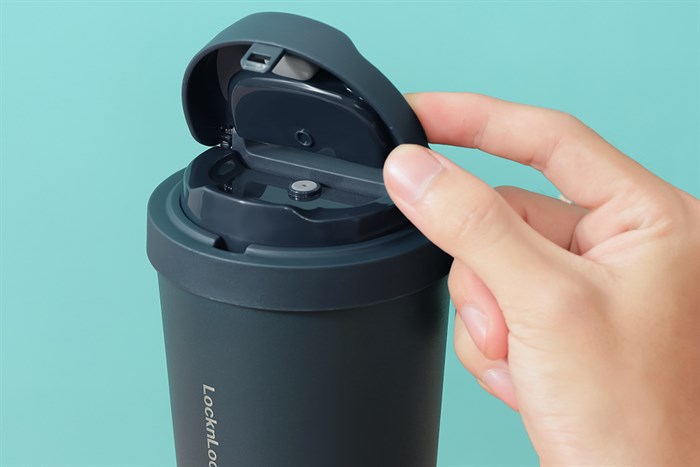 Ly giữ nhiệt inox 550 ml Lock&Lock LHC3249BLK Màu Xanh Navy