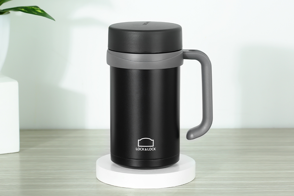 Ly giữ nhiệt inox 500 ml Lock&Lock LHC4026B Màu Đen