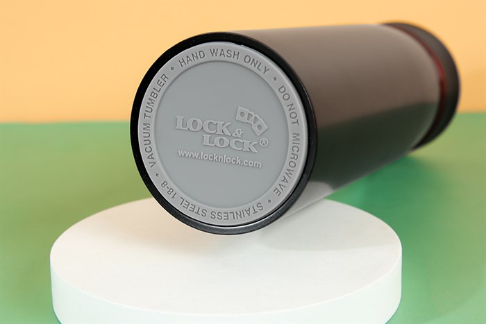 Bình giữ nhiệt inox 450 ml Lock&Lock LHC4131BKR Màu Đen - Đỏ