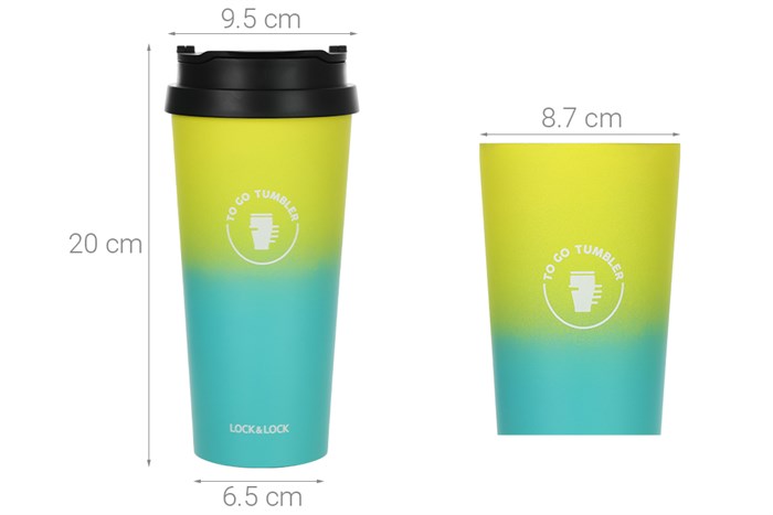 Ly giữ nhiệt inox 540 ml Lock&Lock LHC4151MIT Màu Xanh mint