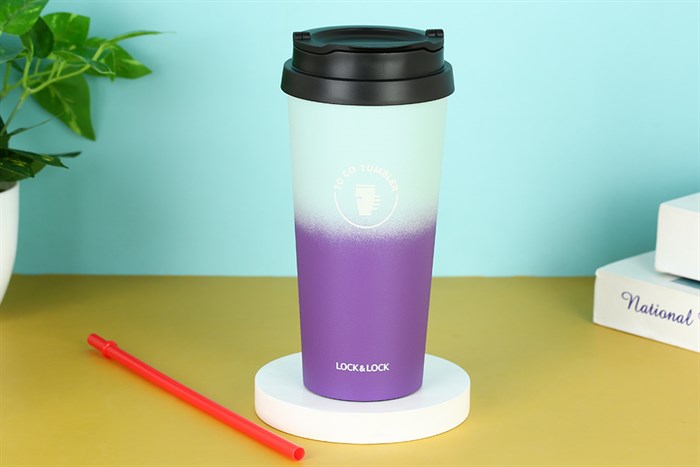 Ly giữ nhiệt inox 540 ml Lock&Lock LHC4151MIT Màu Xanh tím