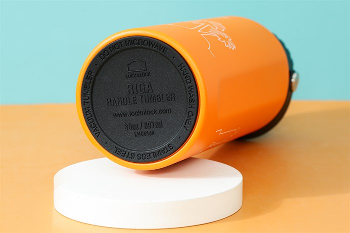 Bình giữ nhiệt inox 897 ml Lock&Lock LHC4160GRY Màu Cam