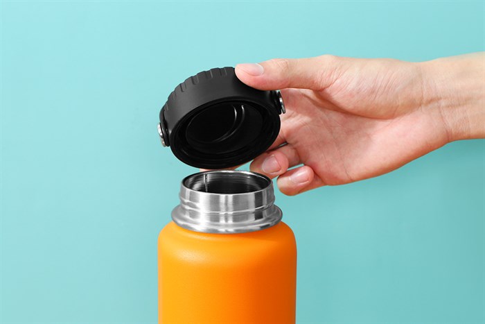 Bình giữ nhiệt inox 897 ml Lock&Lock LHC4160GRY Màu Cam