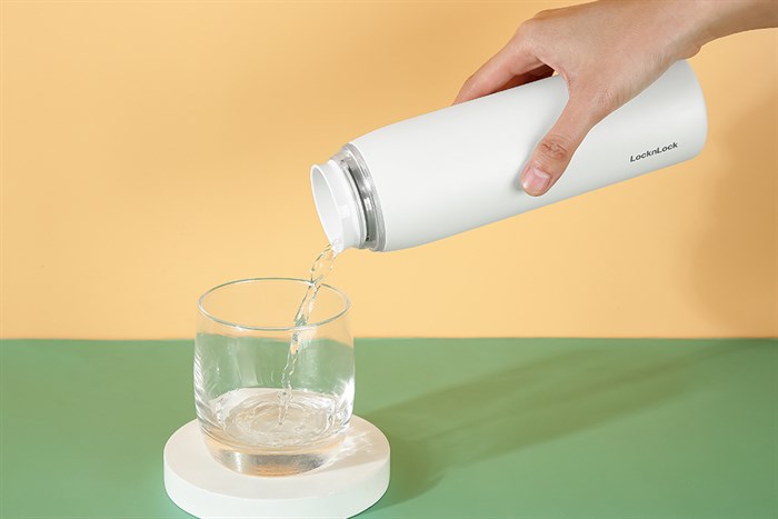 Bình giữ nhiệt inox 460 ml Lock&Lock LHC4244IVY Màu Trắng