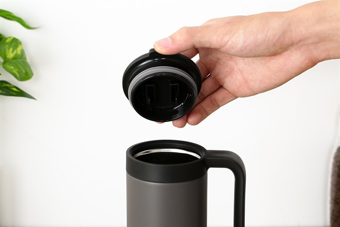 Ly giữ nhiệt inox 473 ml Lock&Lock LHC4247GRY Màu Xám