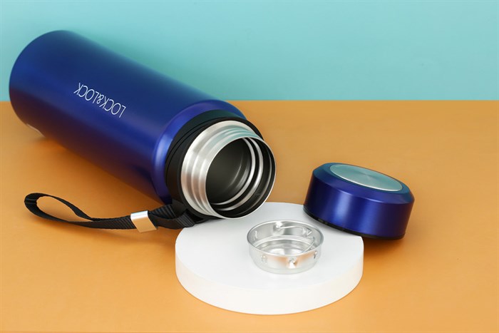 Bình giữ nhiệt inox 800 ml Lock&Lock LHC6180FU Màu Xanh Đậm