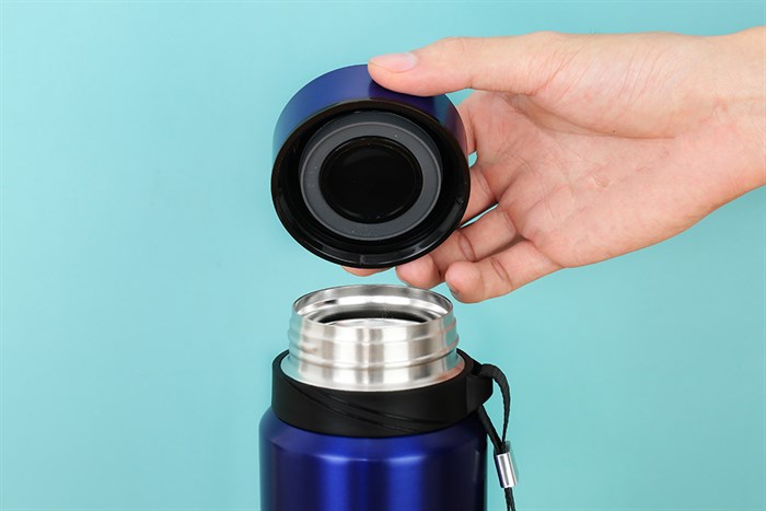 Bình giữ nhiệt inox 800 ml Lock&Lock LHC6180FU Màu Xanh Đậm