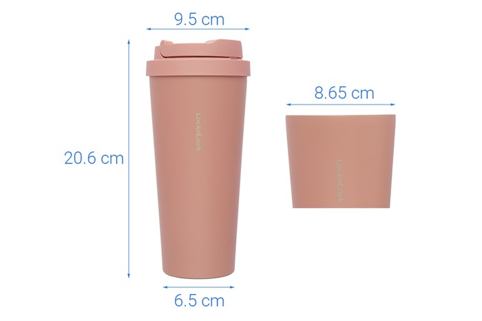 Ly giữ nhiệt inox 550 ml Lock&Lock LHC3249PIK Màu Hồng