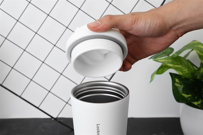 Ly giữ nhiệt inox 550 ml Lock&Lock LHC3249WHT Màu Trắng