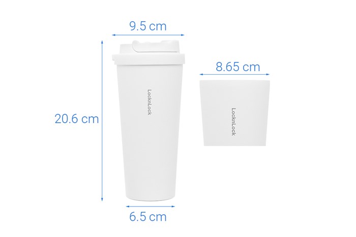 Ly giữ nhiệt inox 550 ml Lock&Lock LHC3249WHT Màu Trắng