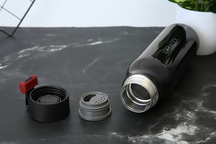 Bình giữ nhiệt inox 500 ml Lock&Lock LHC4125B Màu Đen