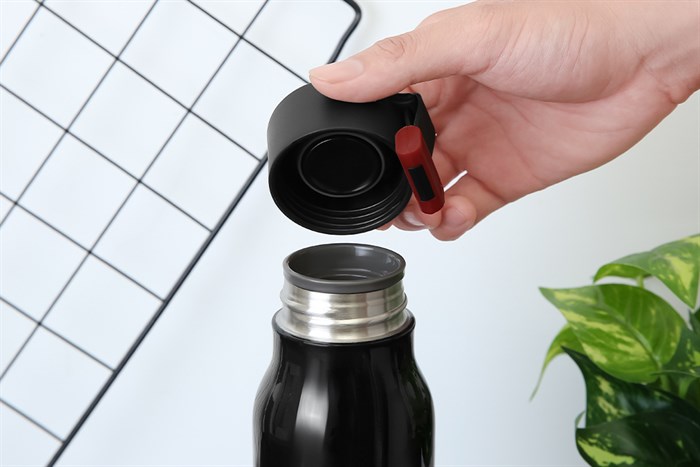 Bình giữ nhiệt inox 500 ml Lock&Lock LHC4125B Màu Đen