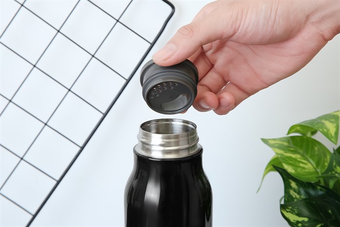 Bình giữ nhiệt inox 500 ml Lock&Lock LHC4125B Màu Đen