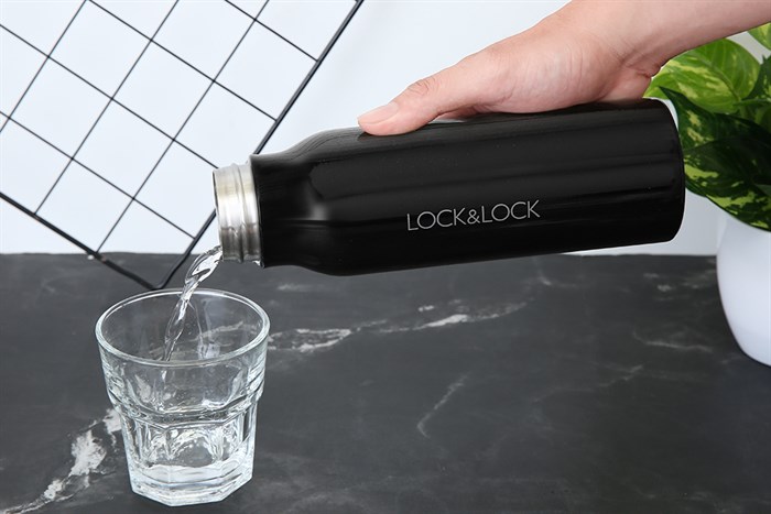 Bình giữ nhiệt inox 500 ml Lock&Lock LHC4125B Màu Đen