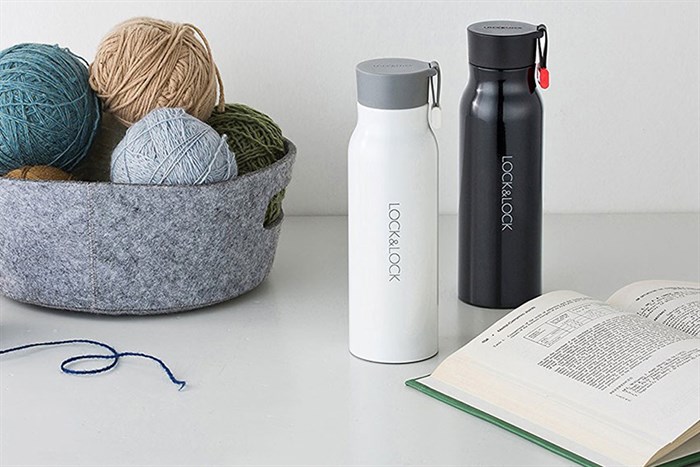 Bình giữ nhiệt inox 500 ml Lock&Lock LHC4125W Màu Trắng