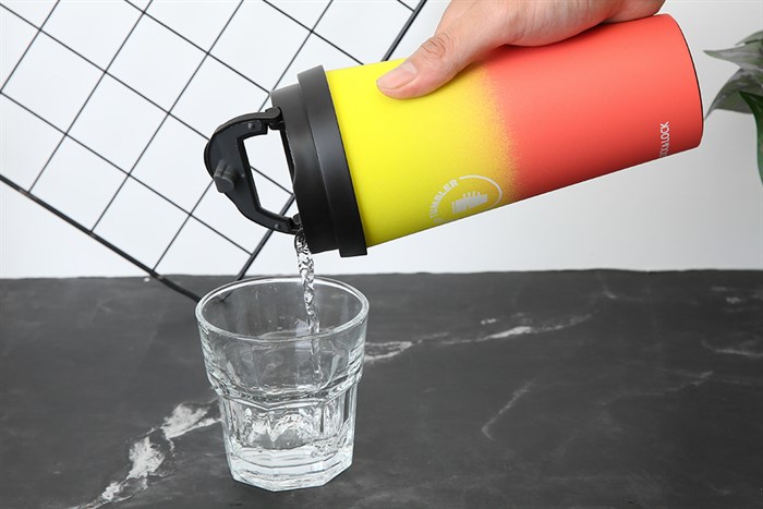 Ly giữ nhiệt inox 540 ml Lock&Lock LHC4151YRED Màu Vàng & Đỏ