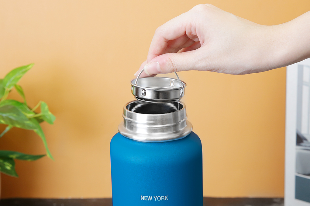 Bình giữ nhiệt inox 897 ml Lock&Lock LHC4160BLU Màu Xanh Dương