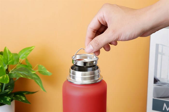 Bình giữ nhiệt inox 897 ml Lock&Lock LHC4160RED Màu Đỏ