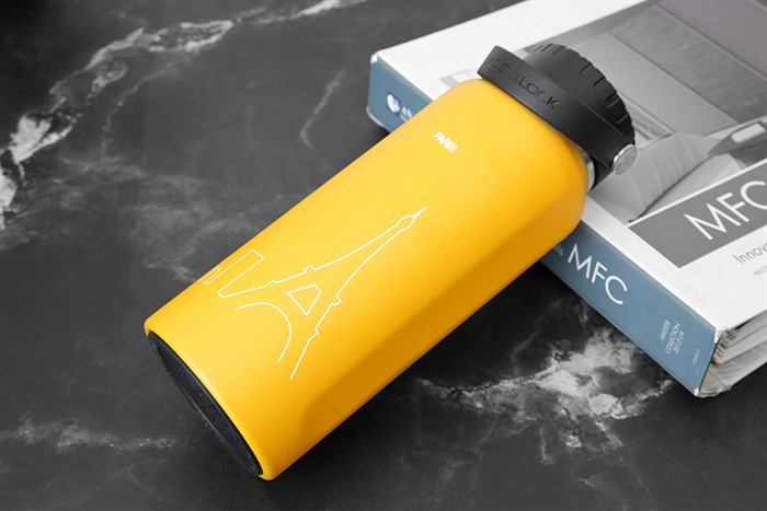 Bình giữ nhiệt inox 897 ml Lock&Lock LHC4160YEL Màu Vàng