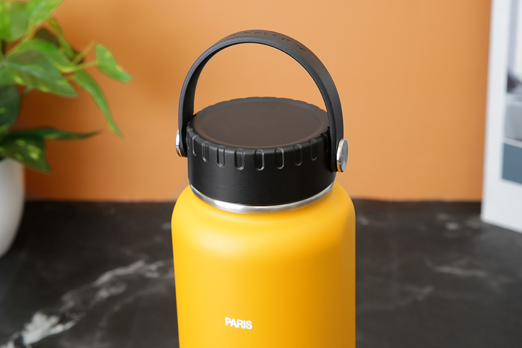 Bình giữ nhiệt inox 897 ml Lock&Lock LHC4160YEL Màu Vàng